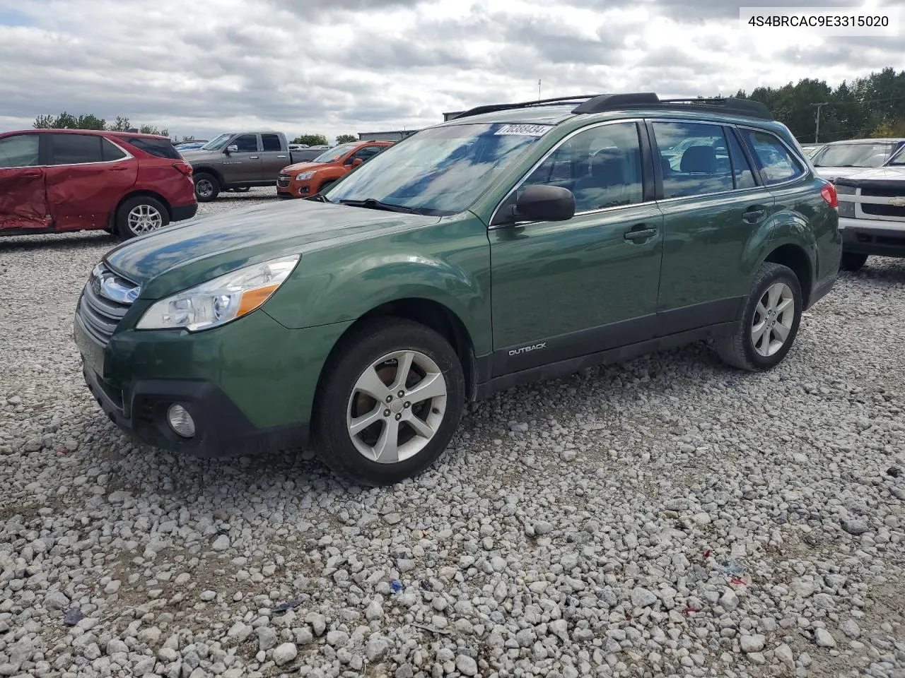 2014 Subaru Outback 2.5I VIN: 4S4BRCAC9E3315020 Lot: 70388434