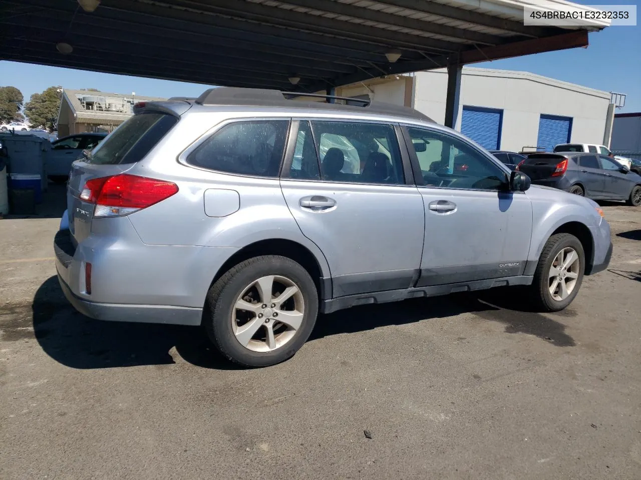 2014 Subaru Outback 2.5I VIN: 4S4BRBAC1E3232353 Lot: 70871854