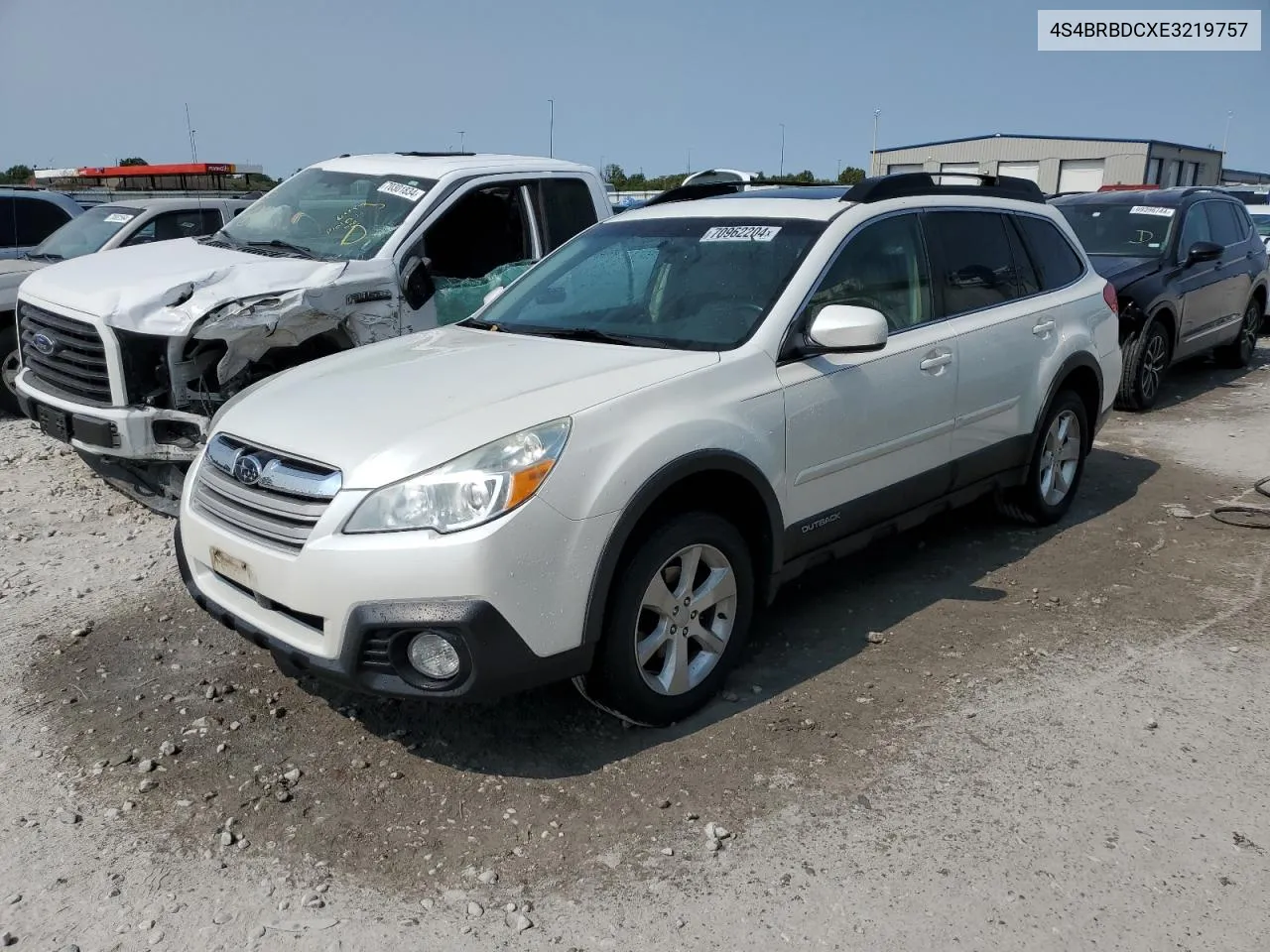 4S4BRBDCXE3219757 2014 Subaru Outback 2.5I Premium