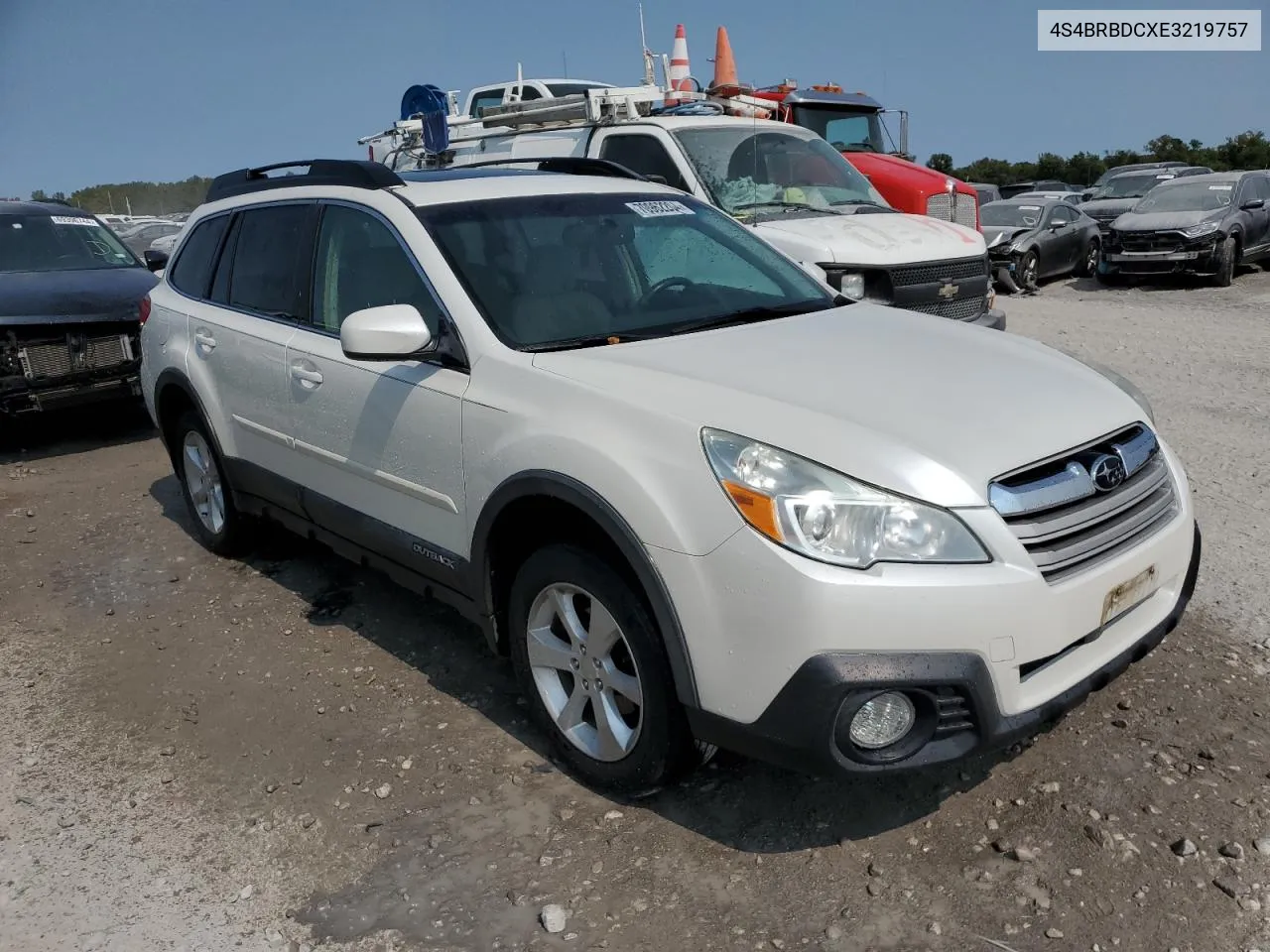 4S4BRBDCXE3219757 2014 Subaru Outback 2.5I Premium