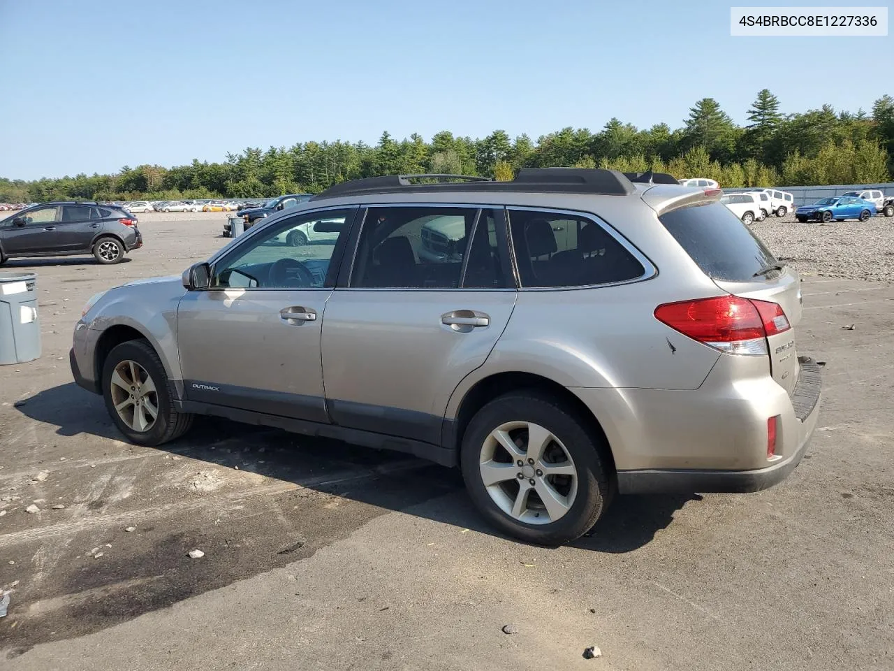 2014 Subaru Outback 2.5I Premium VIN: 4S4BRBCC8E1227336 Lot: 70996554