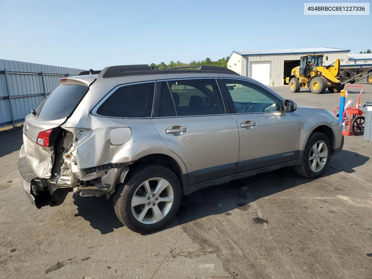 2014 Subaru Outback 2.5I Premium VIN: 4S4BRBCC8E1227336 Lot: 70996554