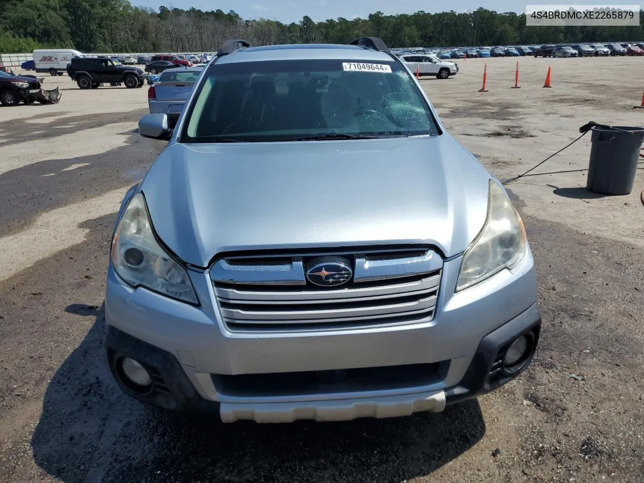 4S4BRDMCXE2265879 2014 Subaru Outback 3.6R Limited