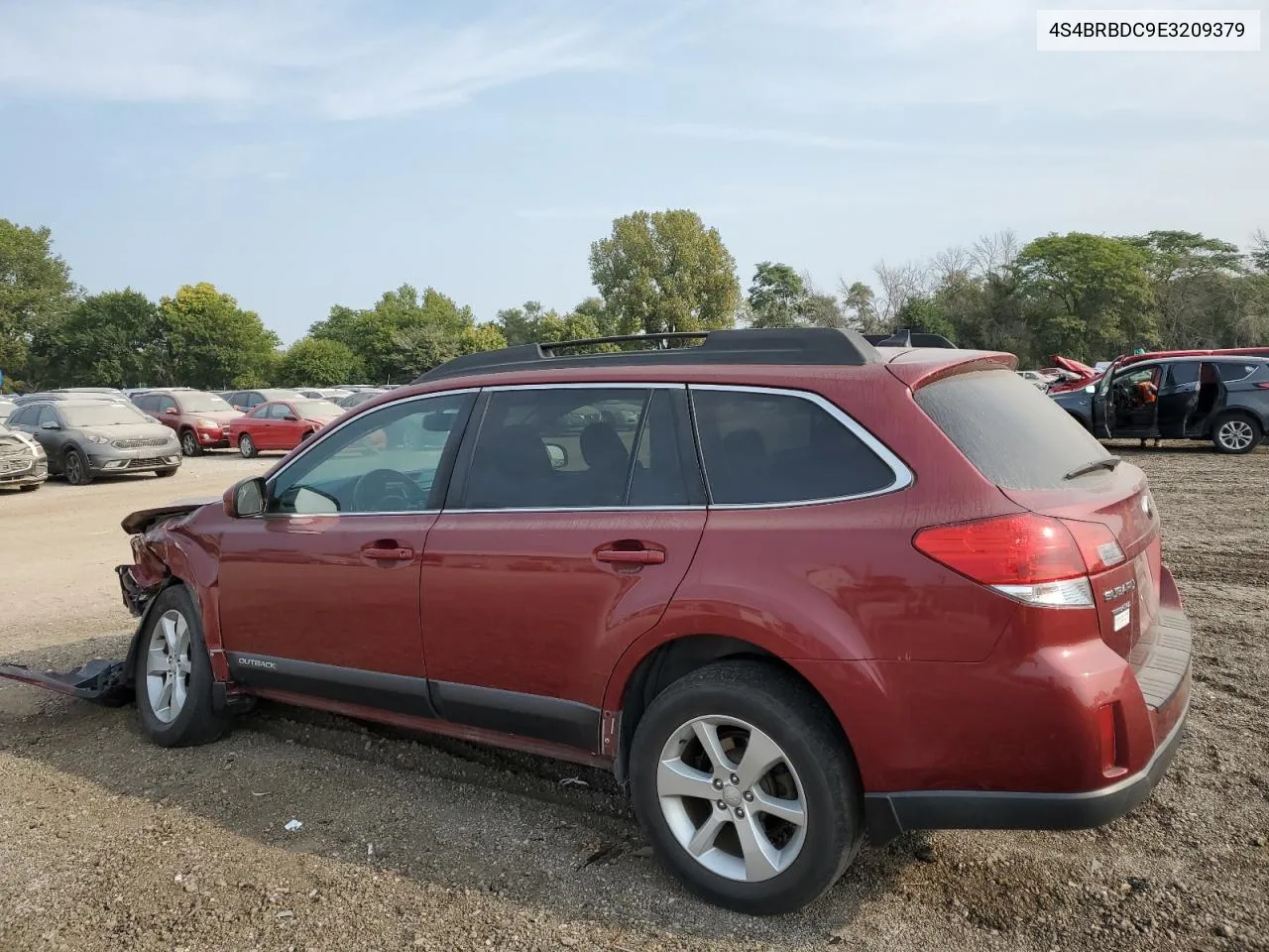 2014 Subaru Outback 2.5I Premium VIN: 4S4BRBDC9E3209379 Lot: 71089574