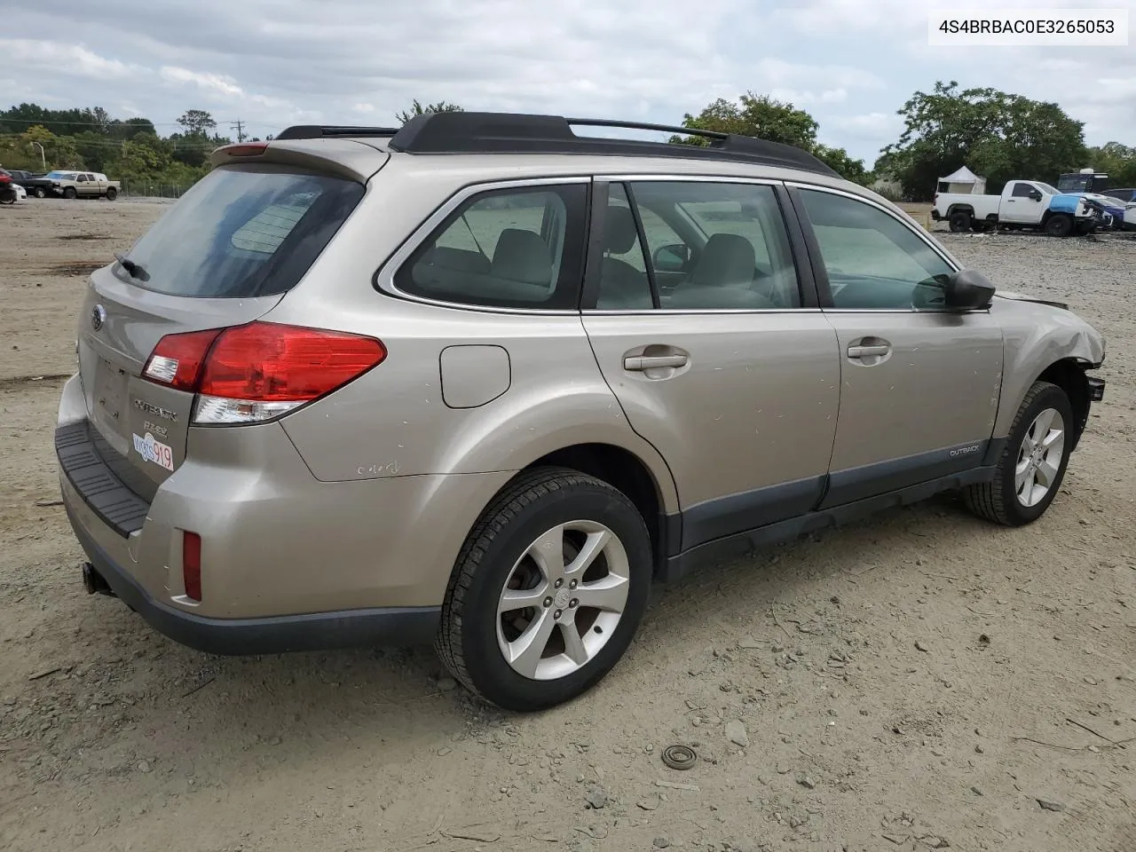 4S4BRBAC0E3265053 2014 Subaru Outback 2.5I