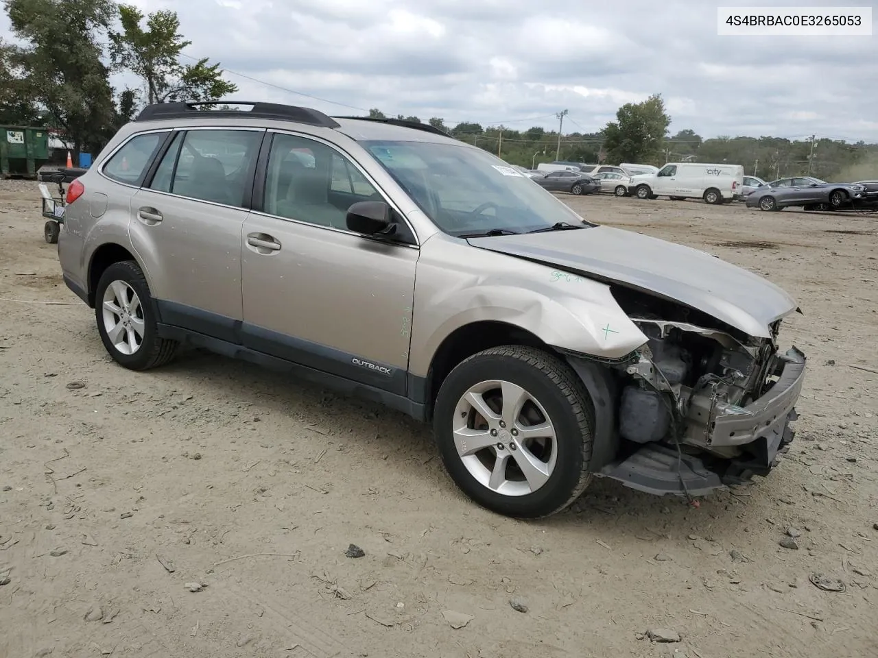 2014 Subaru Outback 2.5I VIN: 4S4BRBAC0E3265053 Lot: 71116344