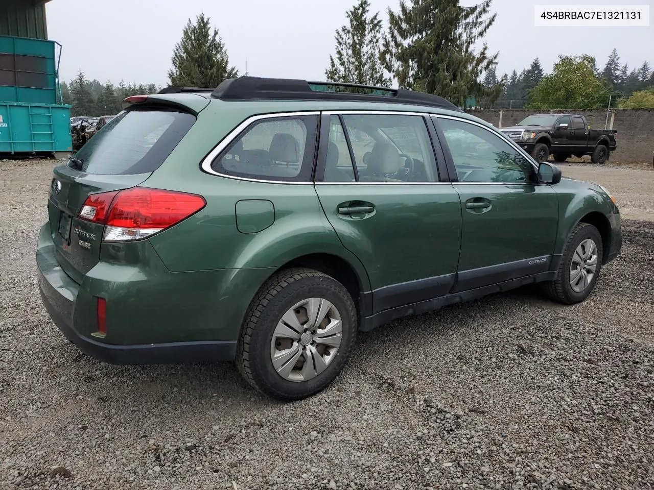 4S4BRBAC7E1321131 2014 Subaru Outback 2.5I