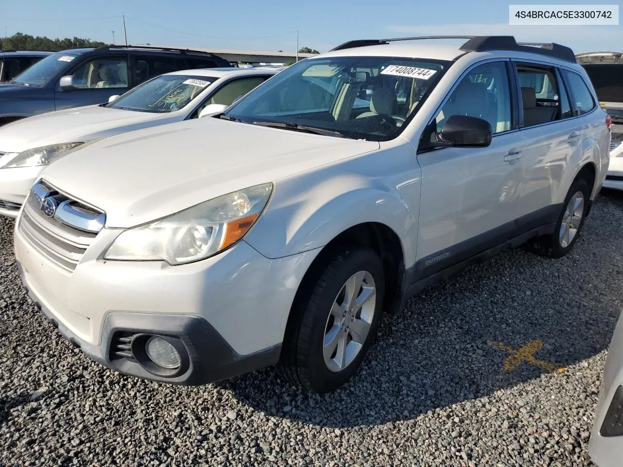 4S4BRCAC5E3300742 2014 Subaru Outback 2.5I