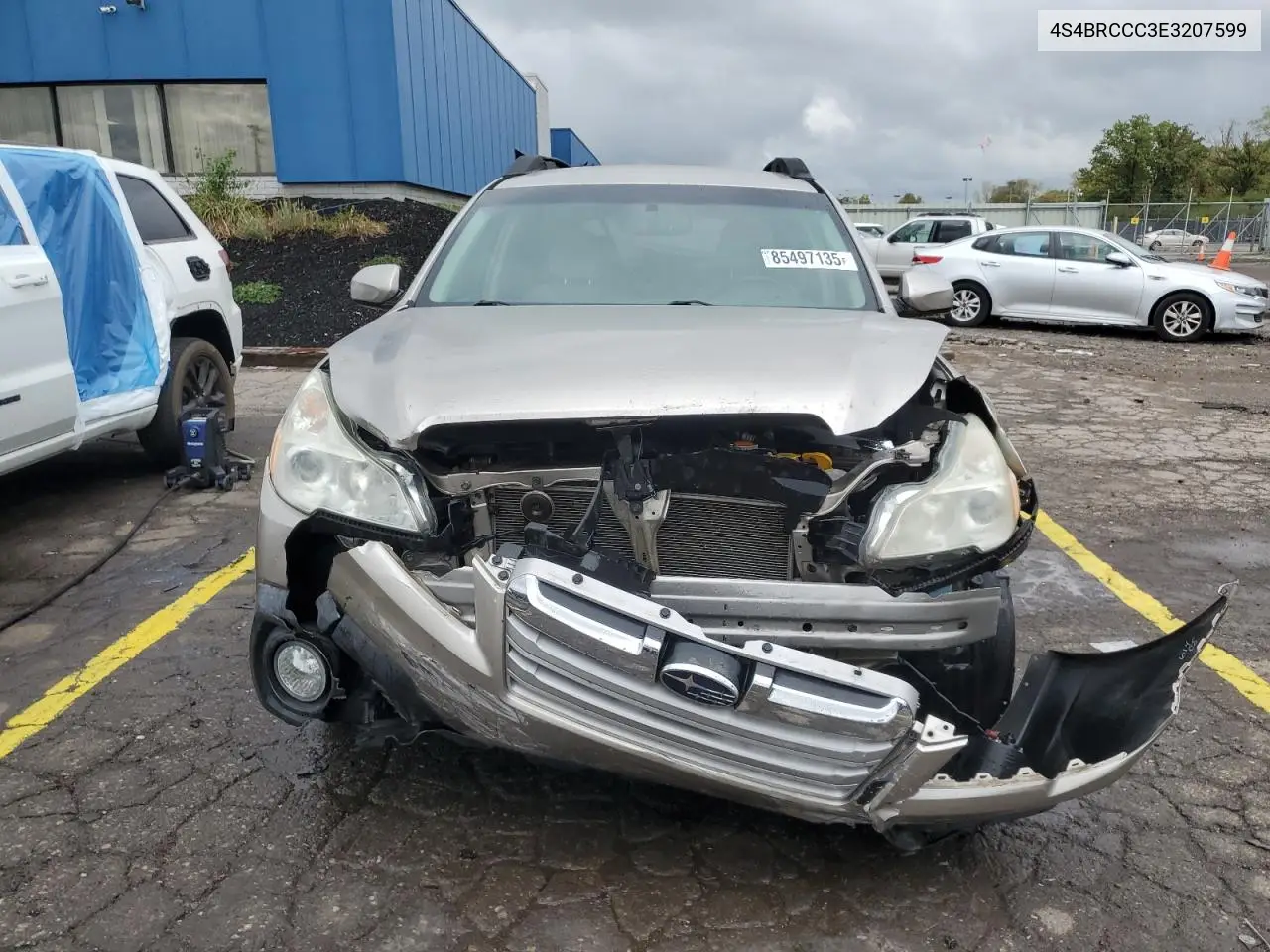 4S4BRCCC3E3207599 2014 Subaru Outback 2.5I Premium