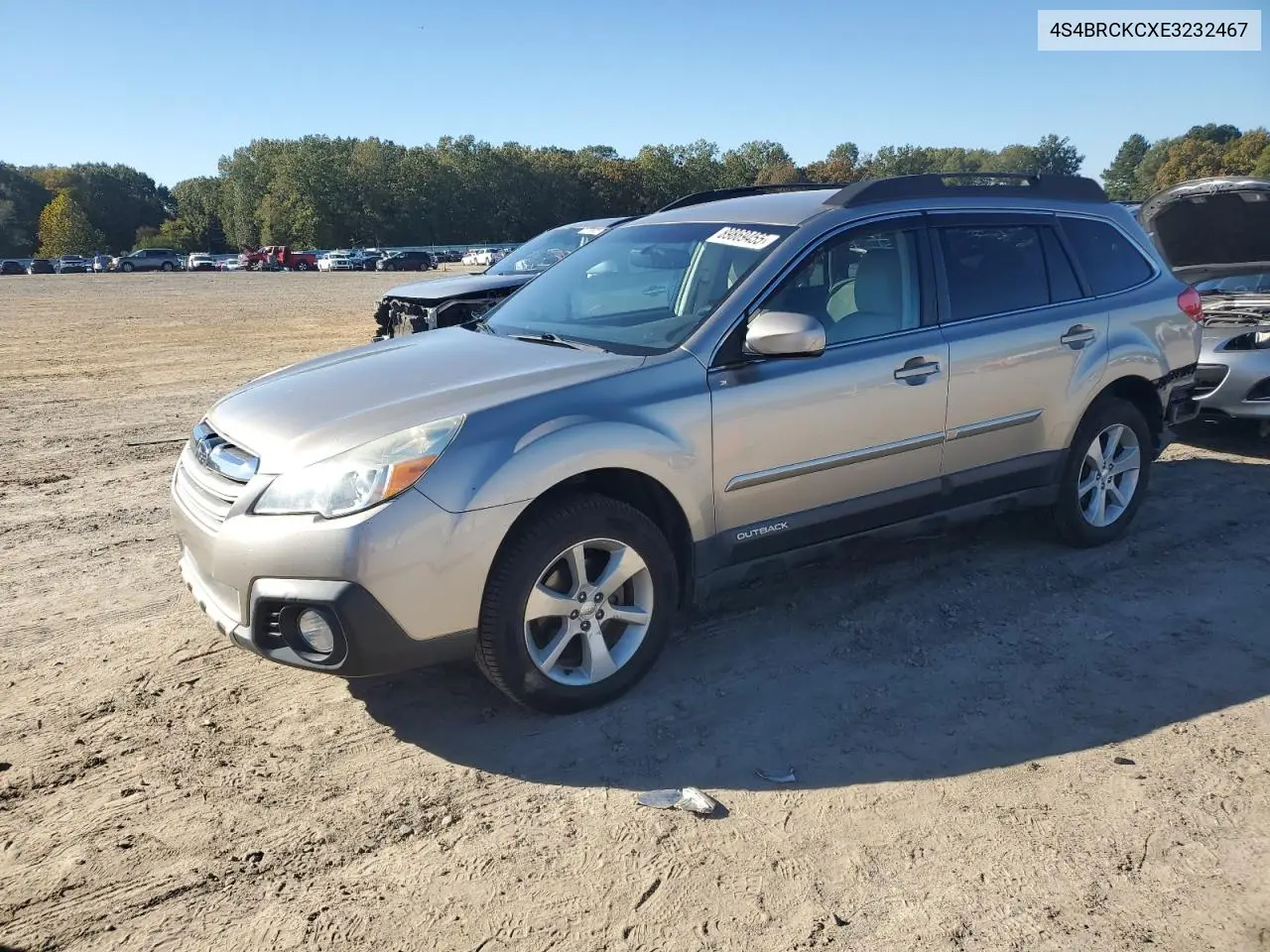4S4BRCKCXE3232467 2014 Subaru Outback 2.5I Limited