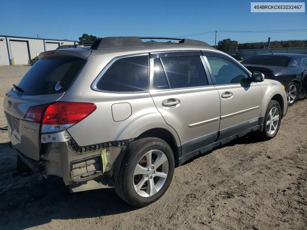 4S4BRCKCXE3232467 2014 Subaru Outback 2.5I Limited