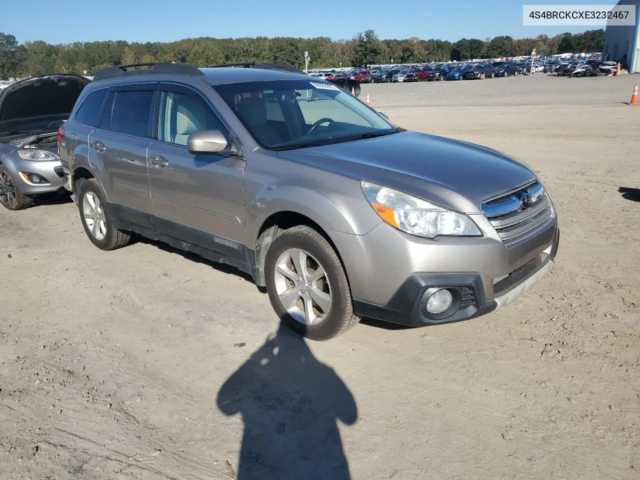 4S4BRCKCXE3232467 2014 Subaru Outback 2.5I Limited