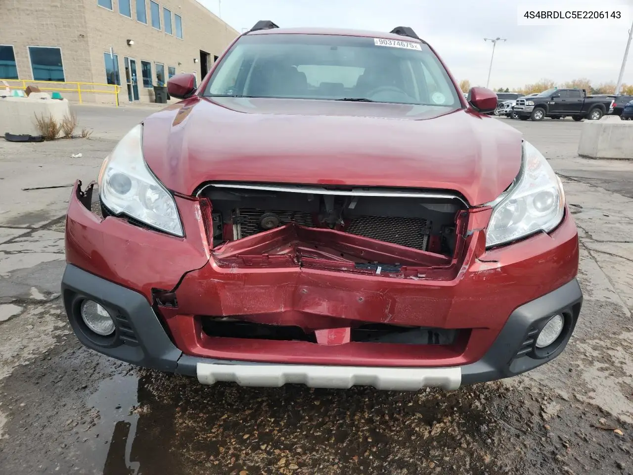4S4BRDLC5E2206143 2014 Subaru Outback 3.6R Limited