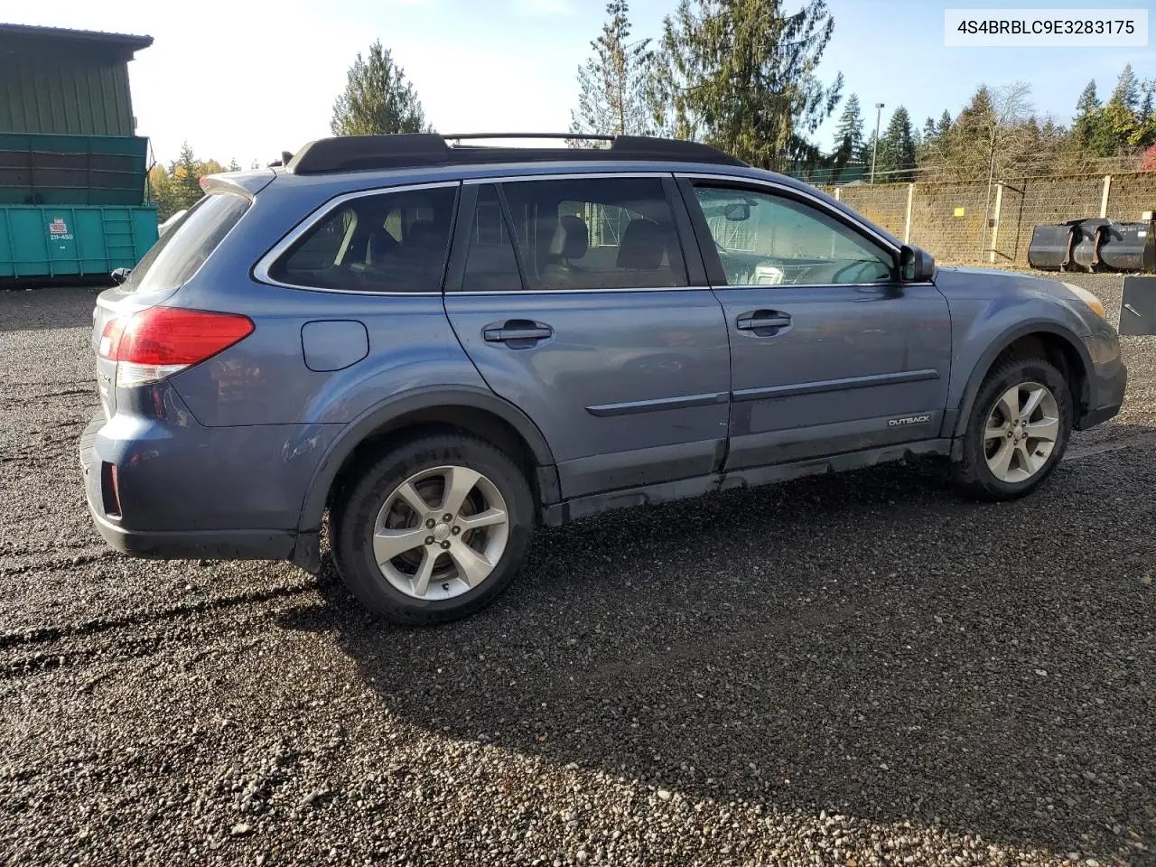 4S4BRBLC9E3283175 2014 Subaru Outback 2.5I Limited