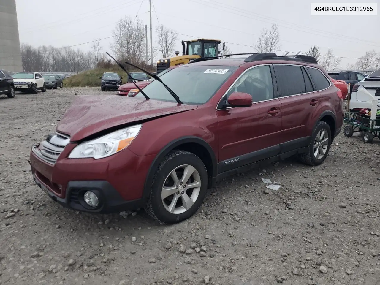 4S4BRCLC1E3312965 2014 Subaru Outback 2.5I Limited