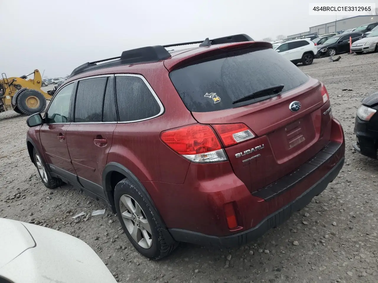 4S4BRCLC1E3312965 2014 Subaru Outback 2.5I Limited