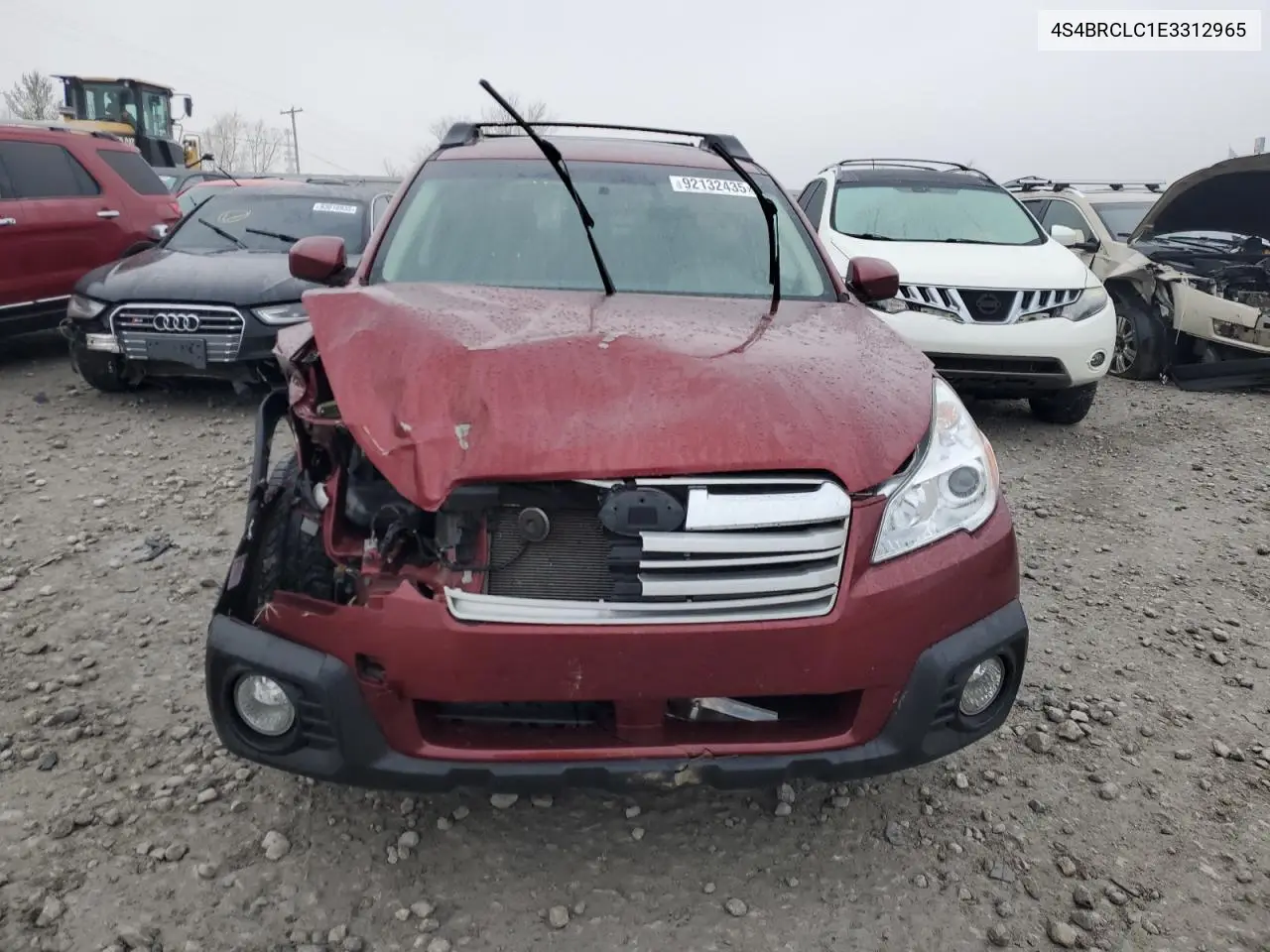 4S4BRCLC1E3312965 2014 Subaru Outback 2.5I Limited
