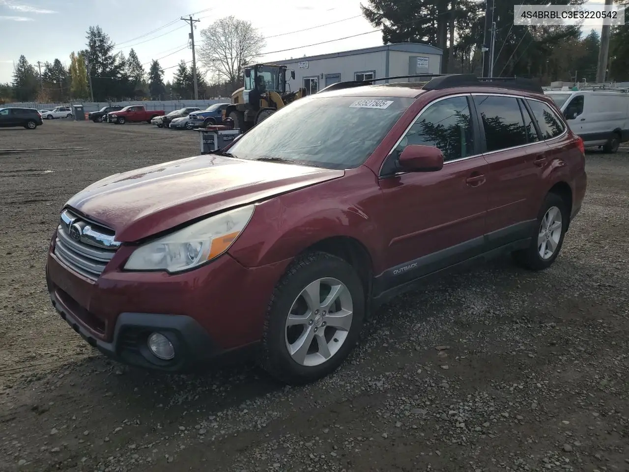4S4BRBLC3E3220542 2014 Subaru Outback 2.5I Limited