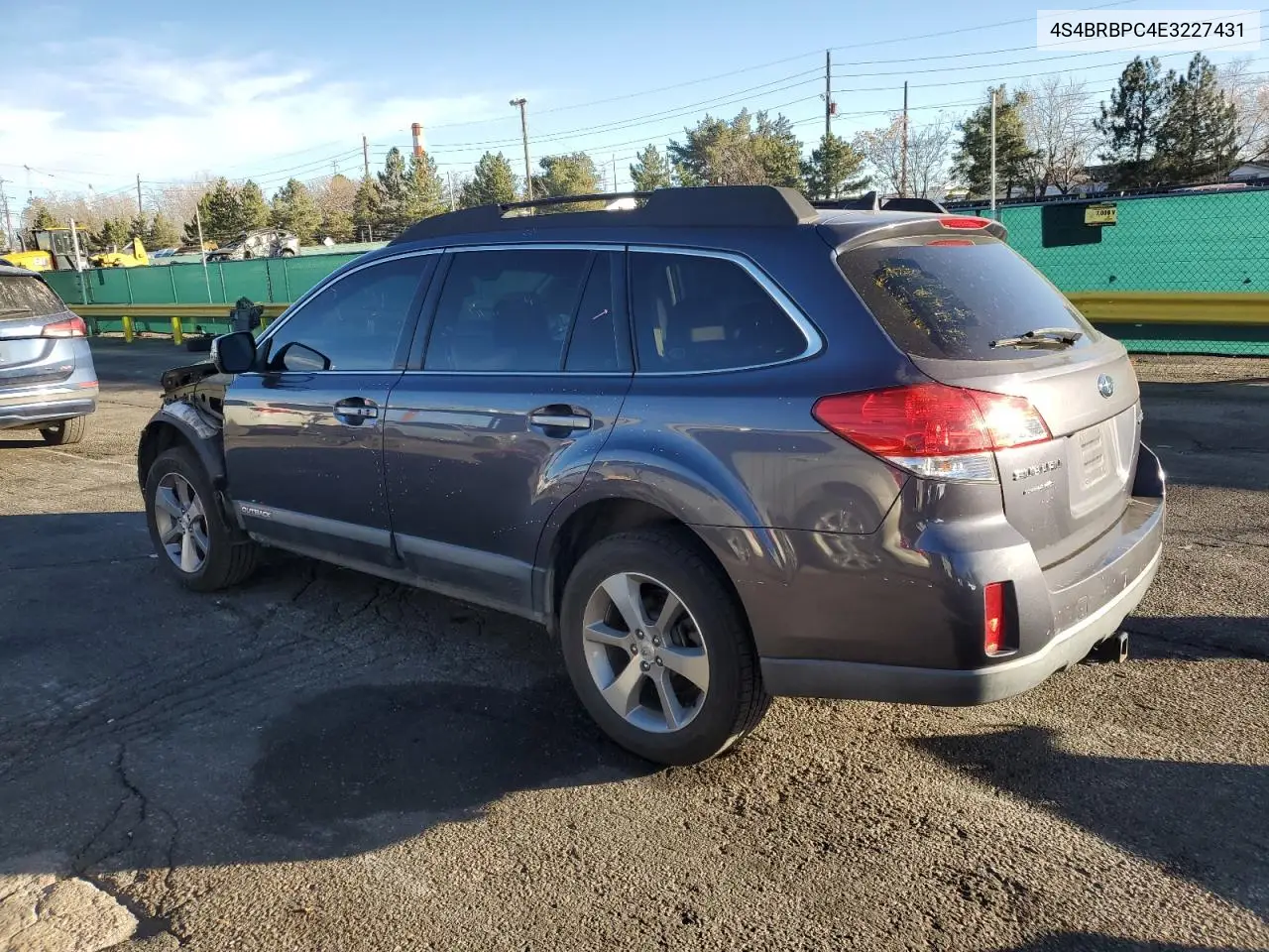 4S4BRBPC4E3227431 2014 Subaru Outback 2.5I Limited