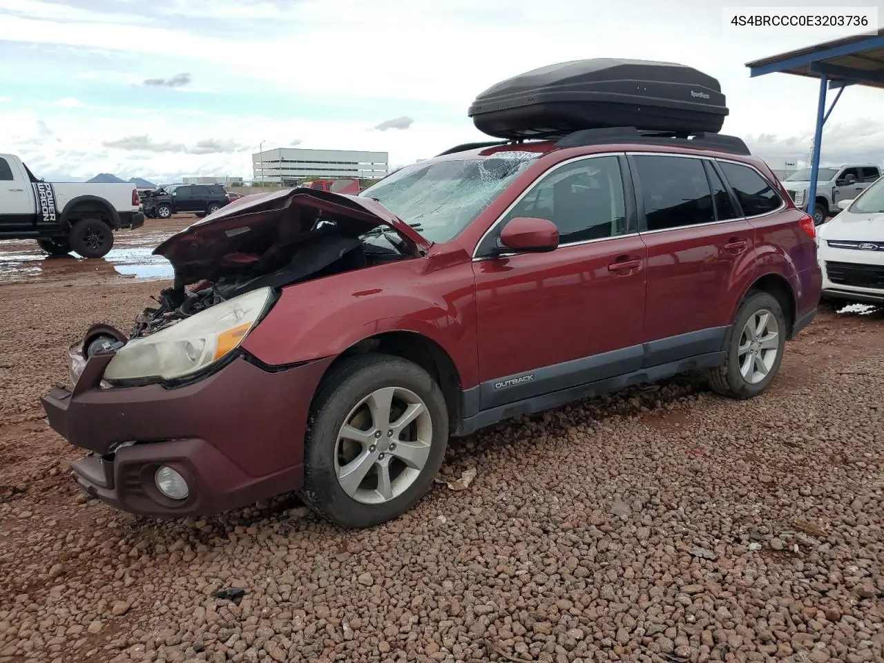 4S4BRCCC0E3203736 2014 Subaru Outback 2.5I Premium