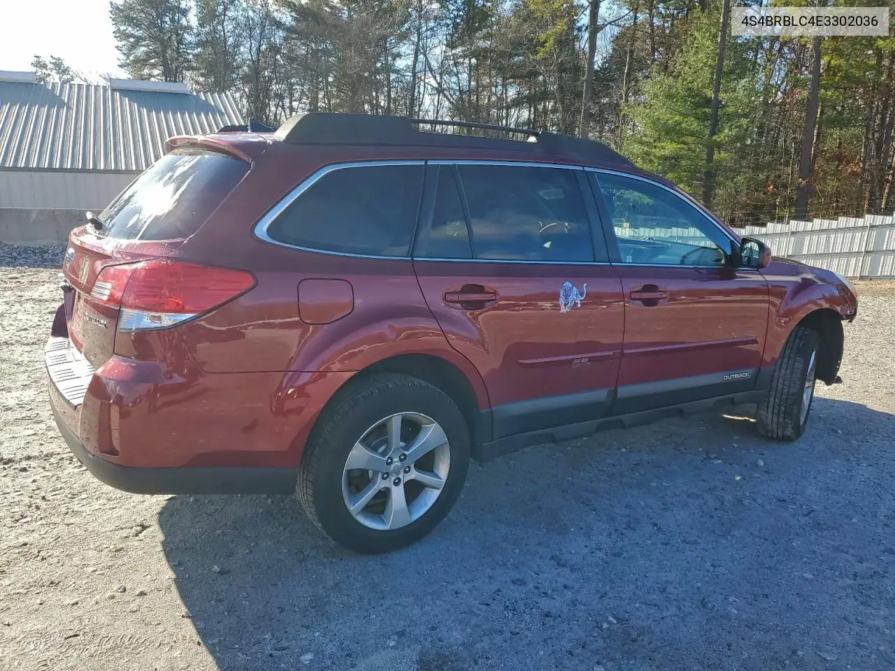 4S4BRBLC4E3302036 2014 Subaru Outback 2.5I Limited
