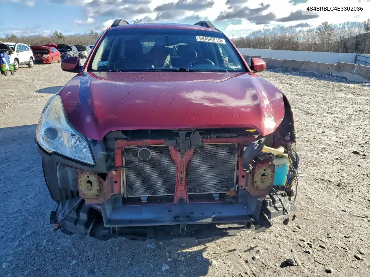 4S4BRBLC4E3302036 2014 Subaru Outback 2.5I Limited