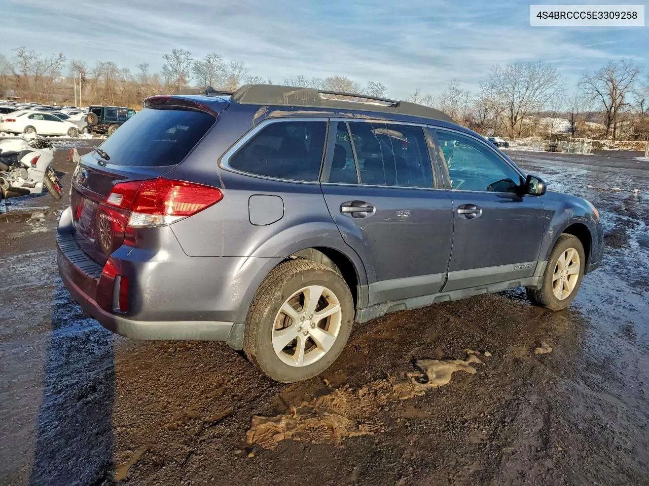 4S4BRCCC5E3309258 2014 Subaru Outback 2.5I Premium