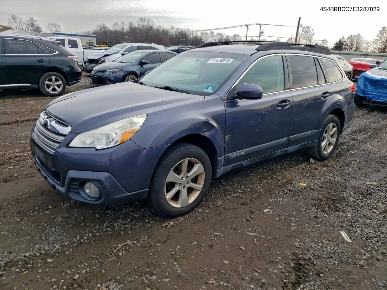 4S4BRBCC7E3287029 2014 Subaru Outback 2.5I Premium