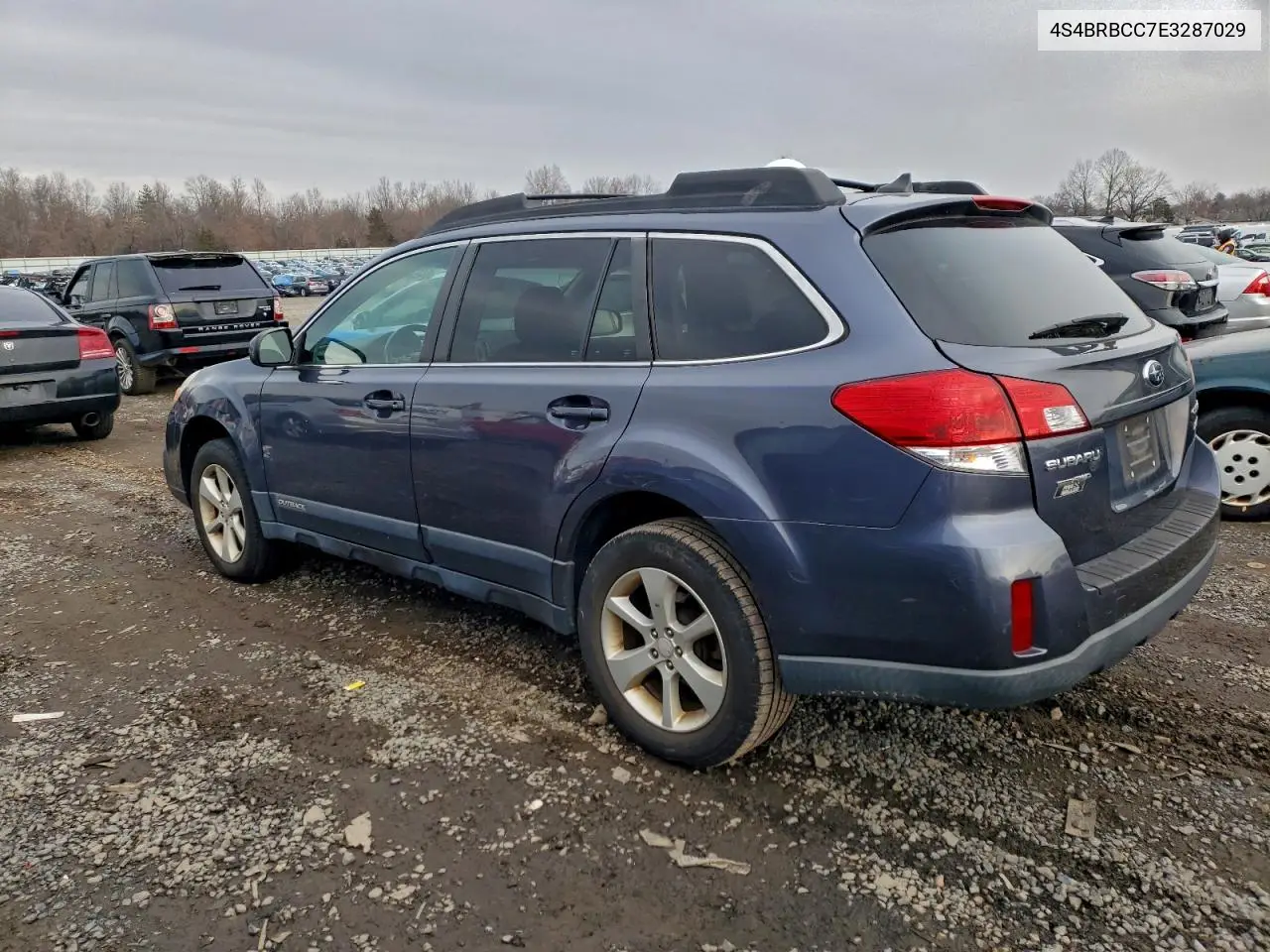 4S4BRBCC7E3287029 2014 Subaru Outback 2.5I Premium