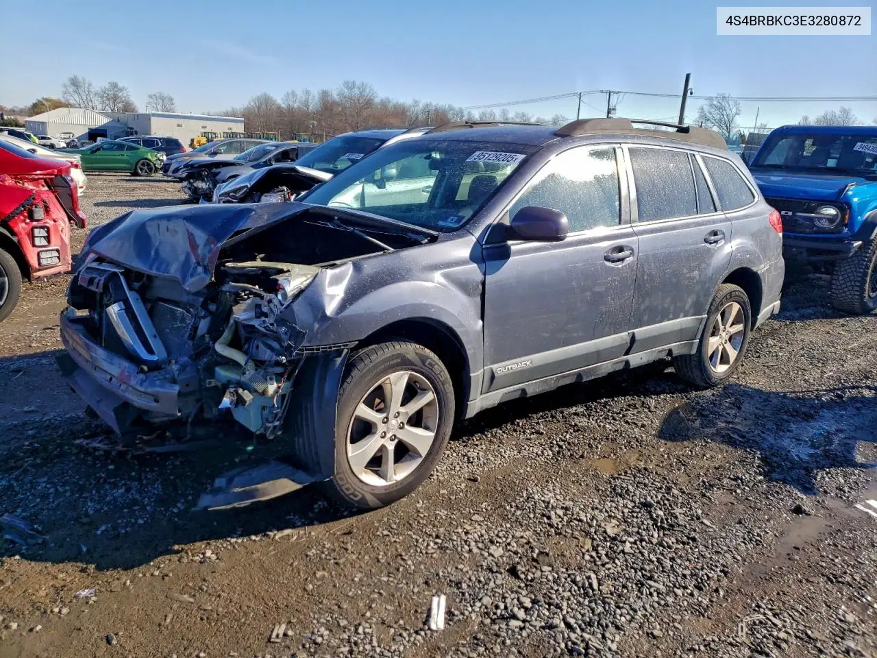 4S4BRBKC3E3280872 2014 Subaru Outback 2.5I Limited