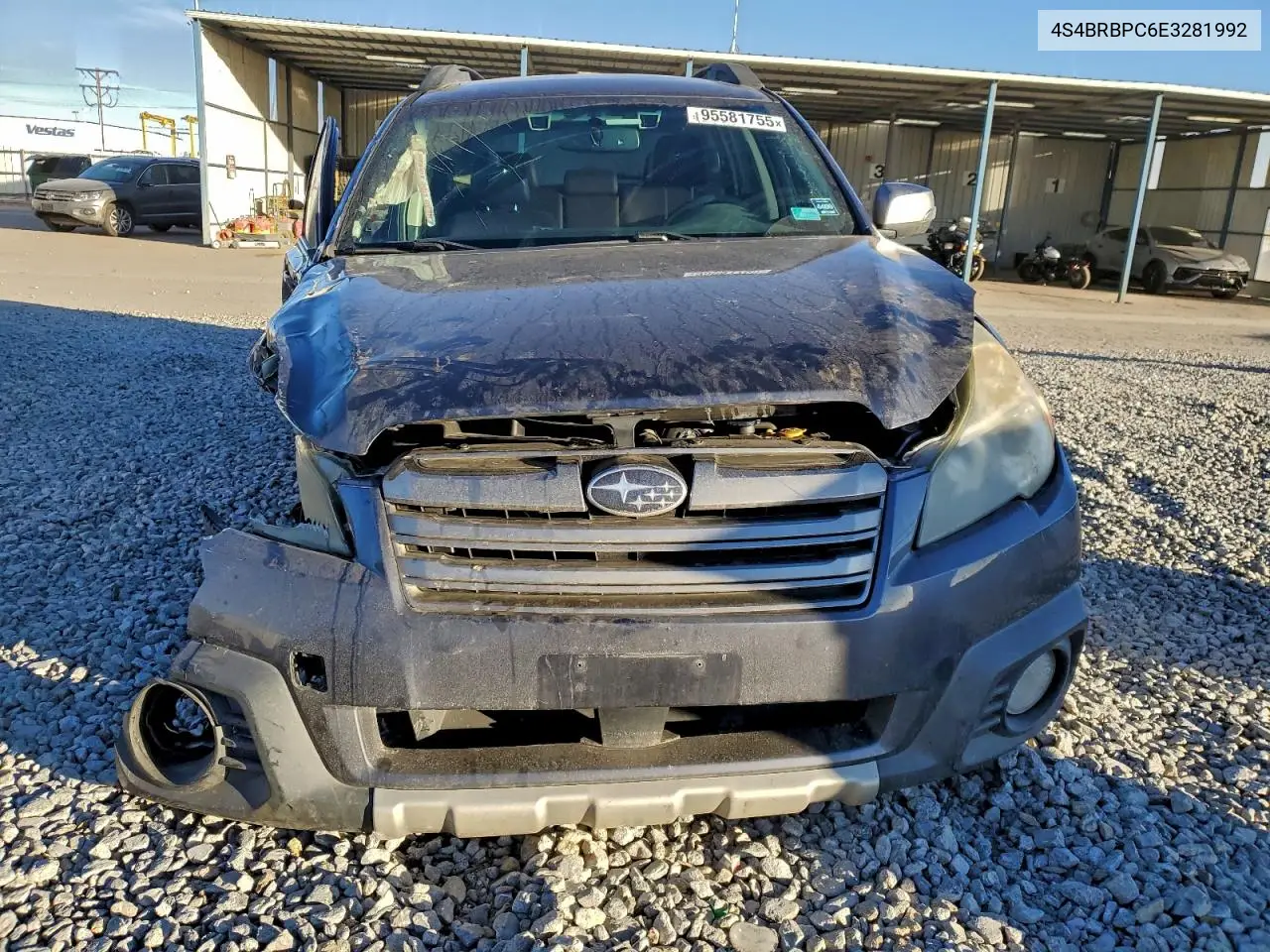 4S4BRBPC6E3281992 2014 Subaru Outback 2.5I Limited