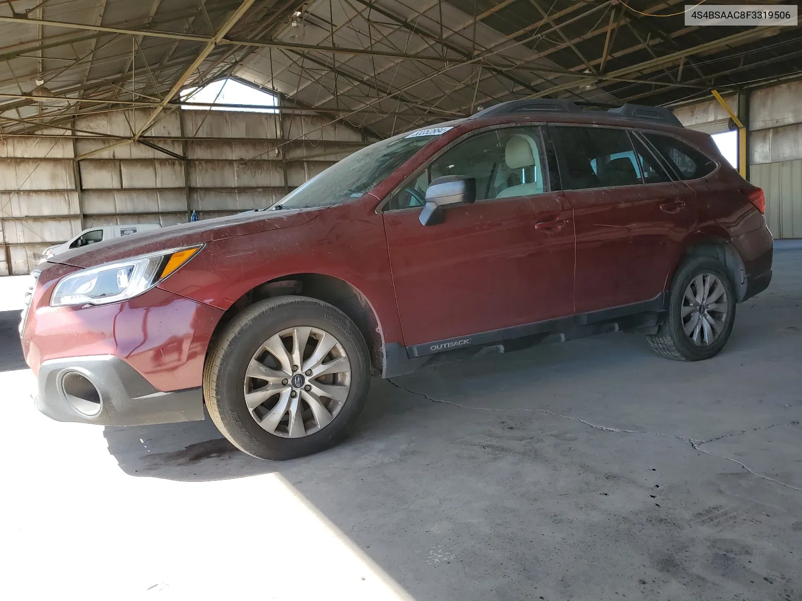 2015 Subaru Outback 2.5I VIN: 4S4BSAAC8F3319506 Lot: 53352884