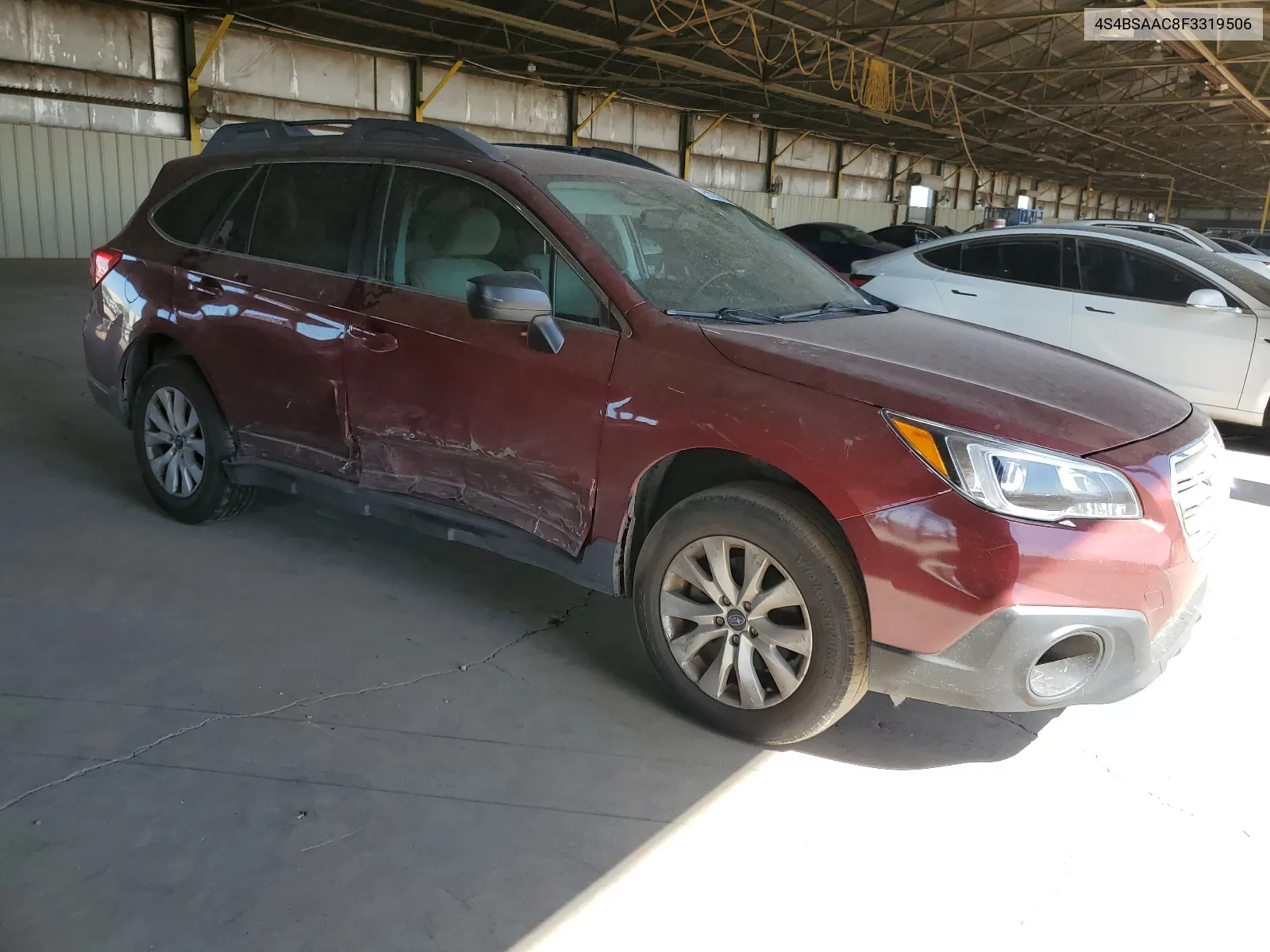 2015 Subaru Outback 2.5I VIN: 4S4BSAAC8F3319506 Lot: 53352884