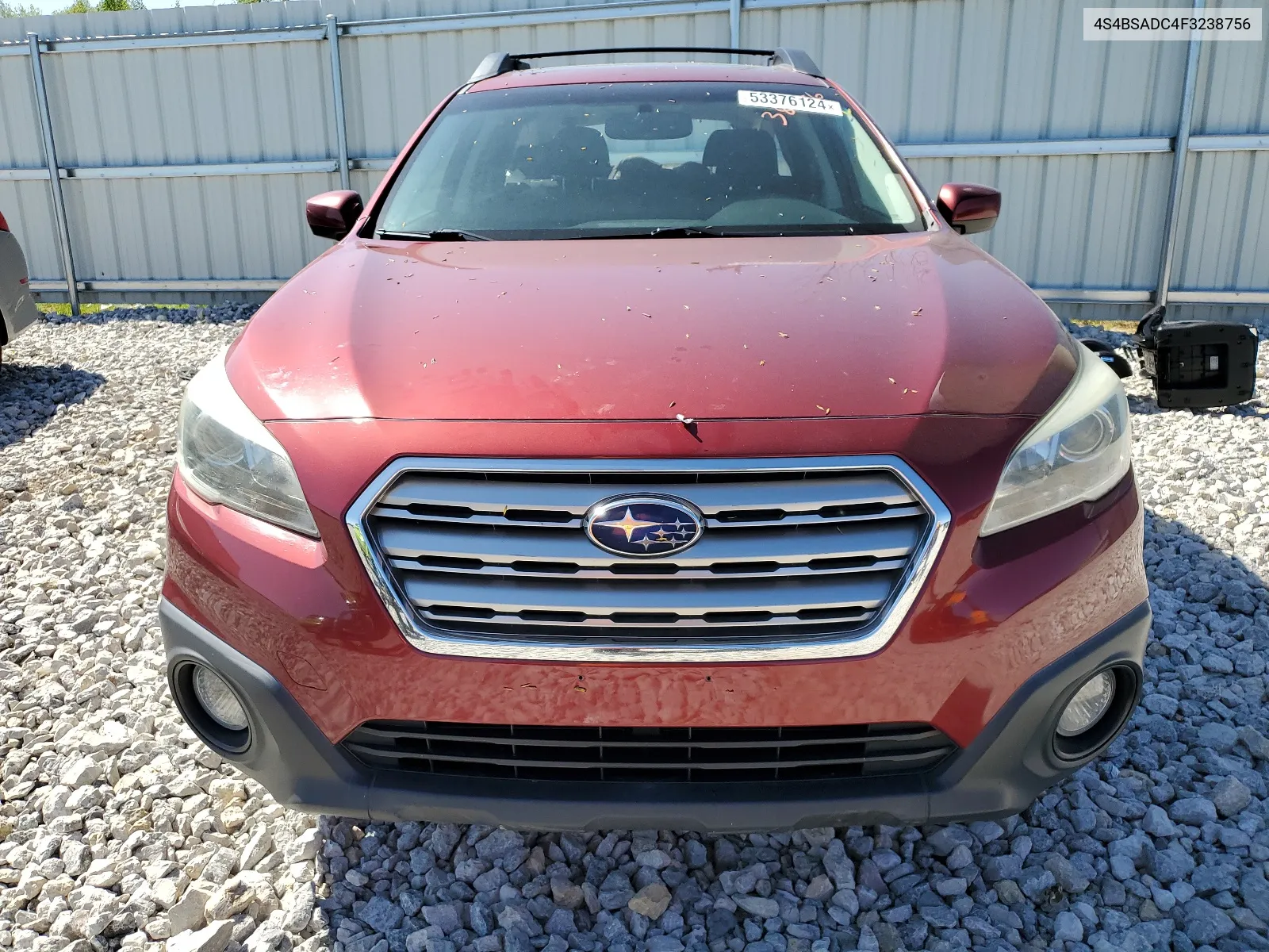 2015 Subaru Outback 2.5I Premium VIN: 4S4BSADC4F3238756 Lot: 53376124