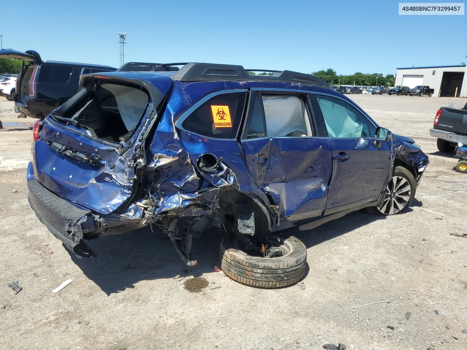 2015 Subaru Outback 2.5I Limited VIN: 4S4BSBNC7F3299457 Lot: 57729404