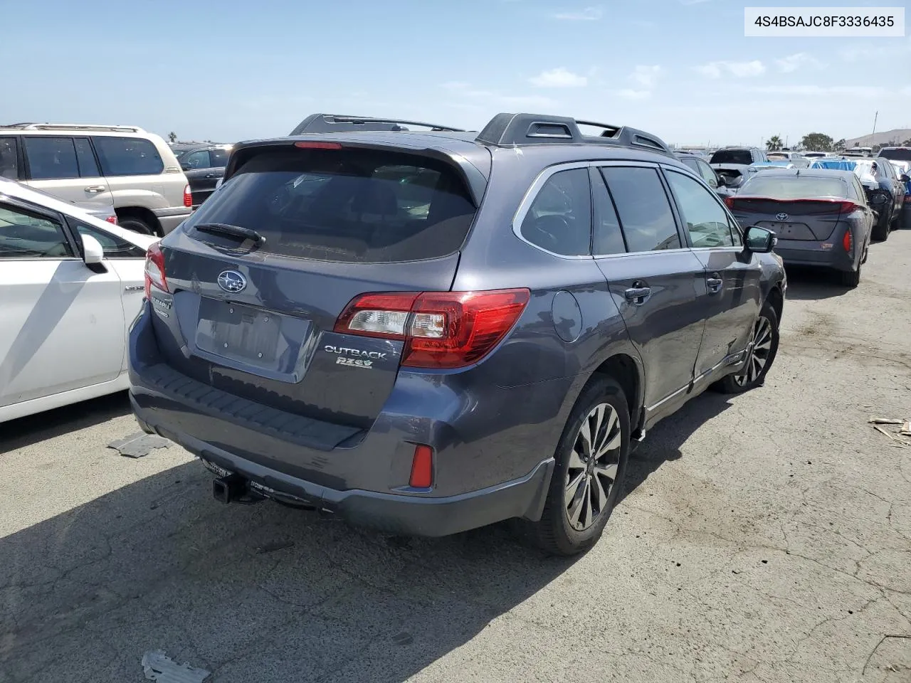 2015 Subaru Outback 2.5I Limited VIN: 4S4BSAJC8F3336435 Lot: 58349314