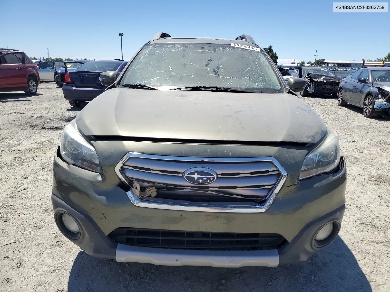 2015 Subaru Outback 2.5I Limited VIN: 4S4BSANC2F3302758 Lot: 60299444