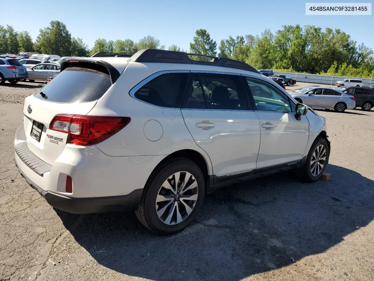 2015 Subaru Outback 2.5I Limited VIN: 4S4BSANC9F3281455 Lot: 60471924