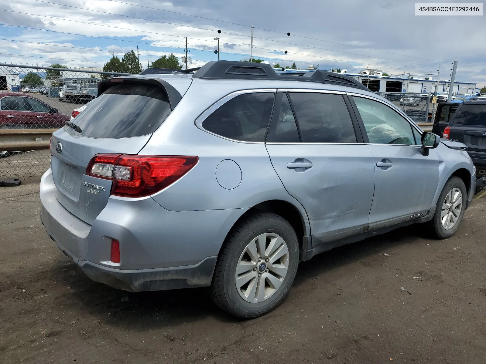 2015 Subaru Outback 2.5I Premium VIN: 4S4BSACC4F3292446 Lot: 60975224