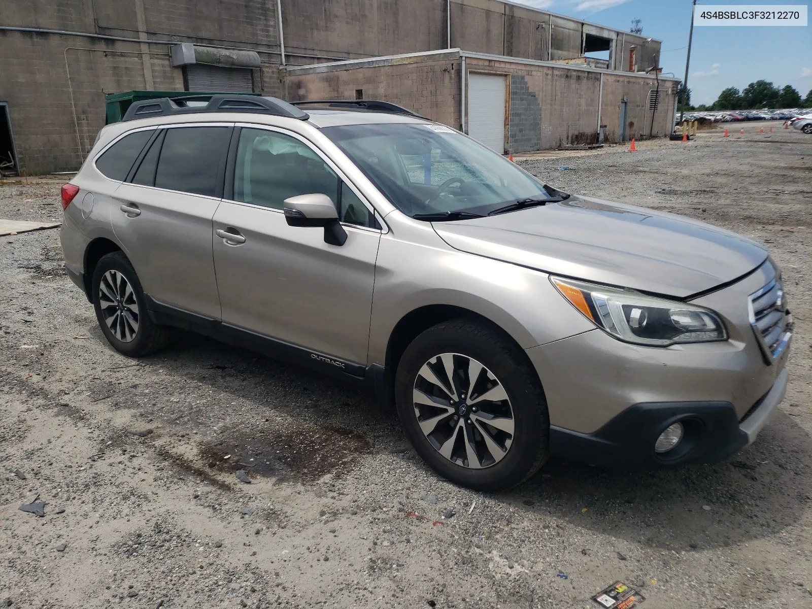 2015 Subaru Outback 2.5I Limited VIN: 4S4BSBLC3F3212270 Lot: 61066314