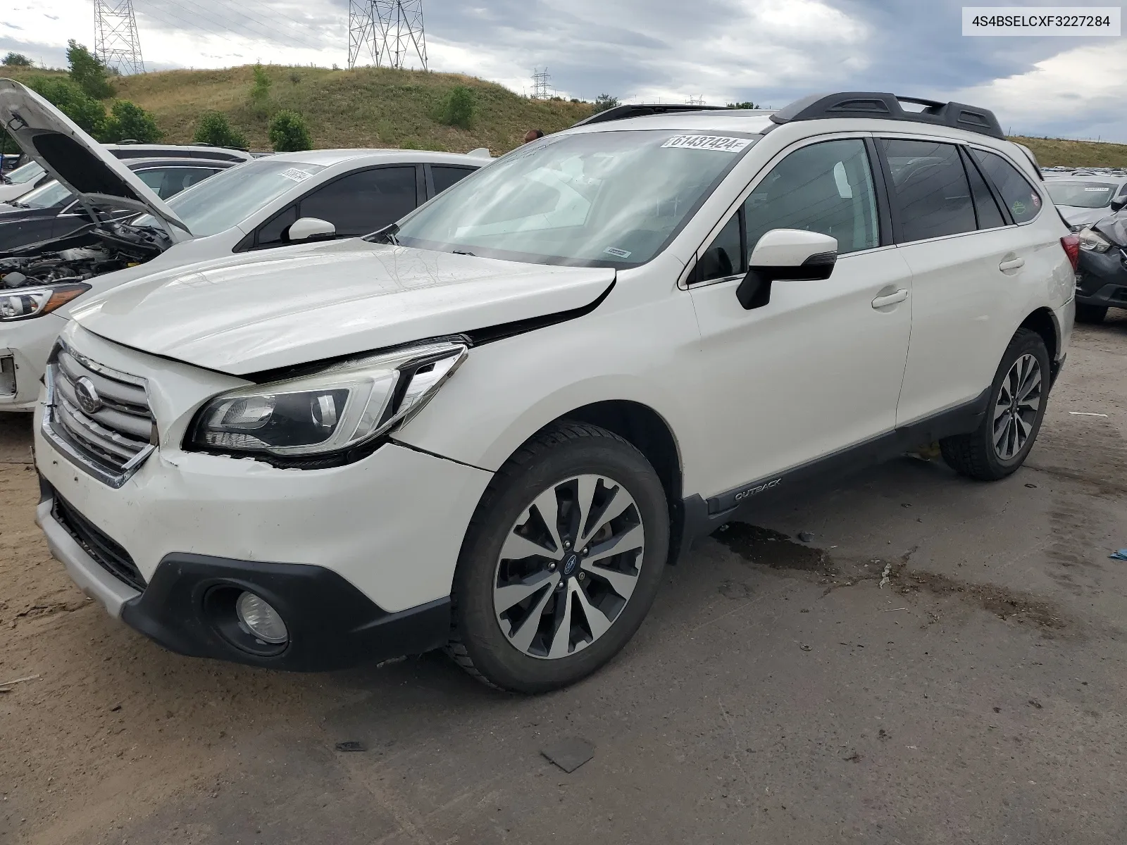 2015 Subaru Outback 3.6R Limited VIN: 4S4BSELCXF3227284 Lot: 61437424