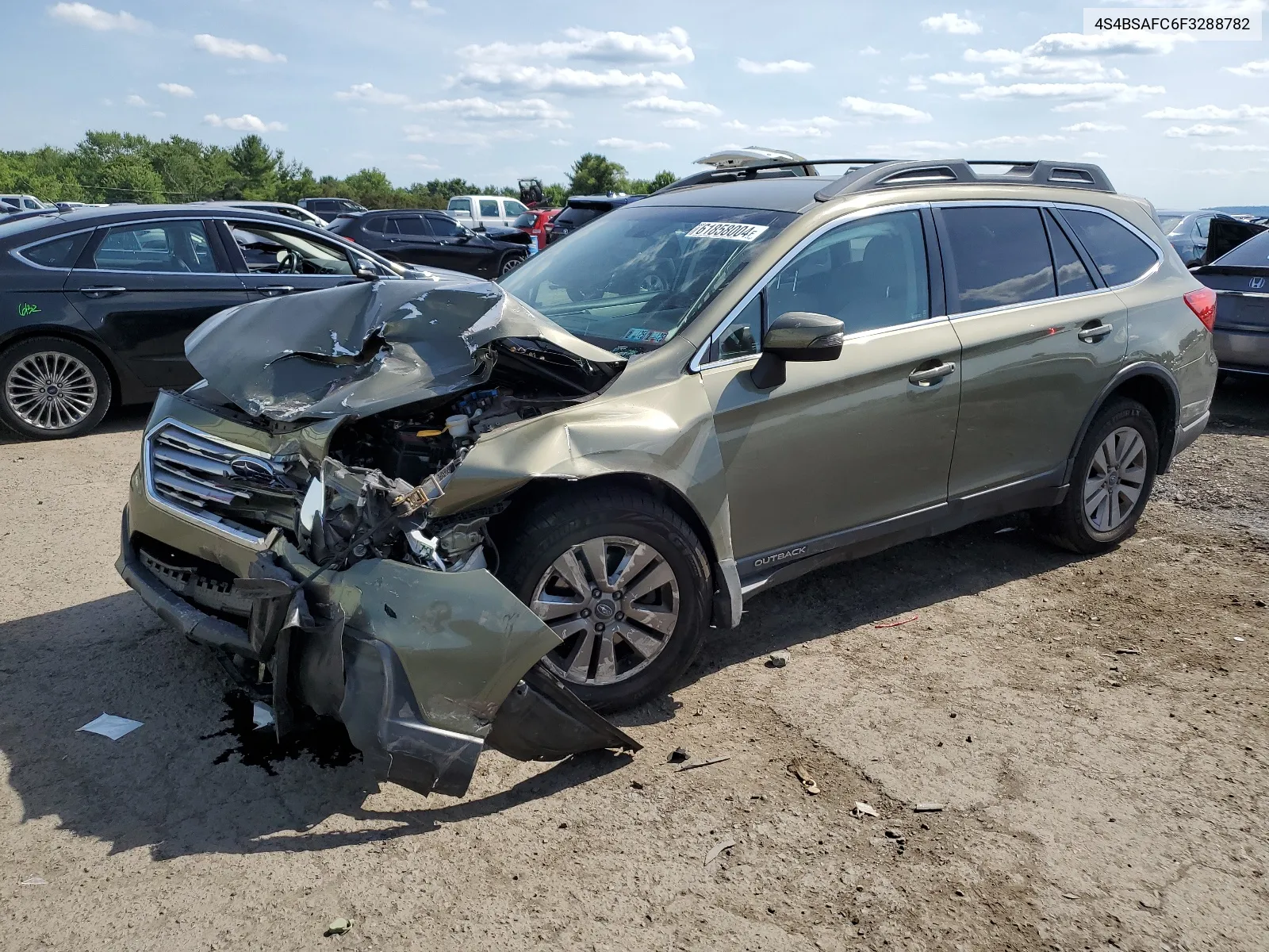 4S4BSAFC6F3288782 2015 Subaru Outback 2.5I Premium