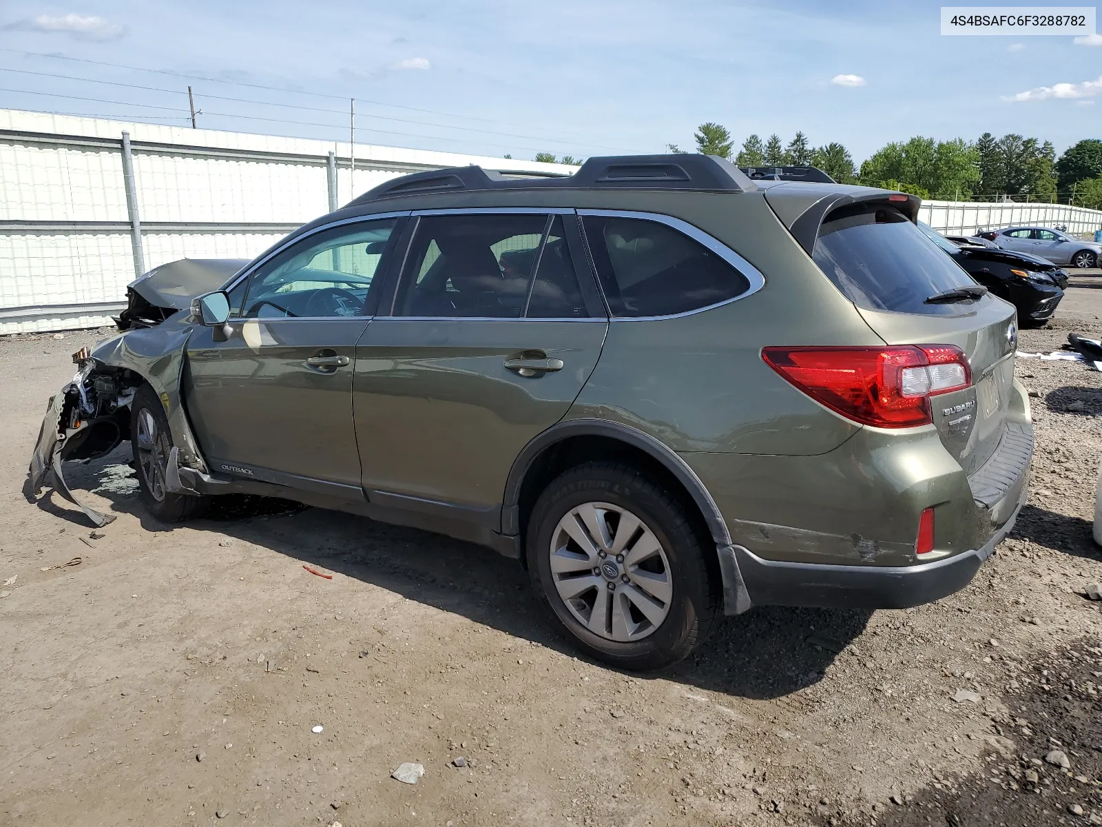 2015 Subaru Outback 2.5I Premium VIN: 4S4BSAFC6F3288782 Lot: 61858004