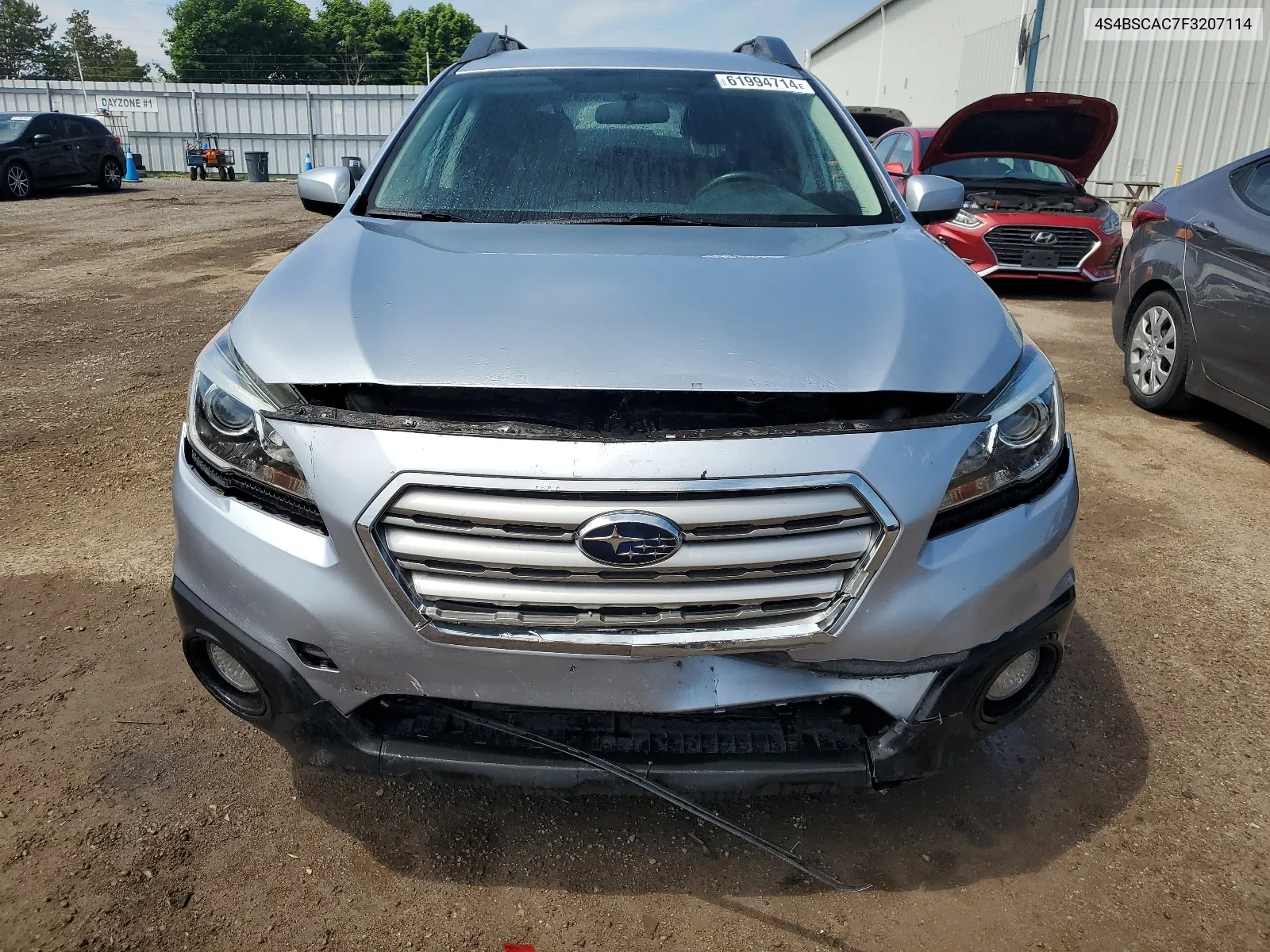 2015 Subaru Outback 2.5I VIN: 4S4BSCAC7F3207114 Lot: 61994714