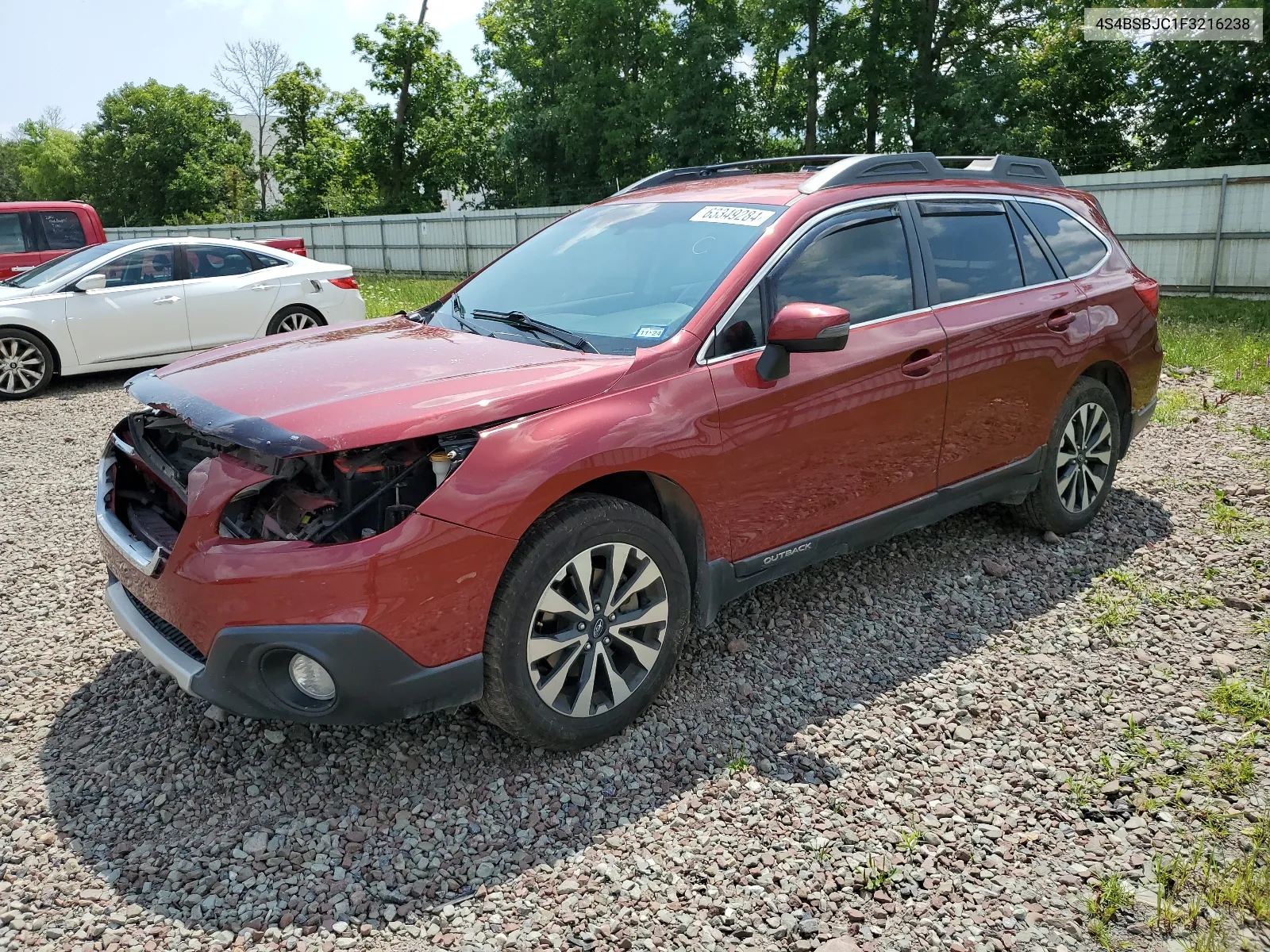 2015 Subaru Outback 2.5I Limited VIN: 4S4BSBJC1F3216238 Lot: 63349284