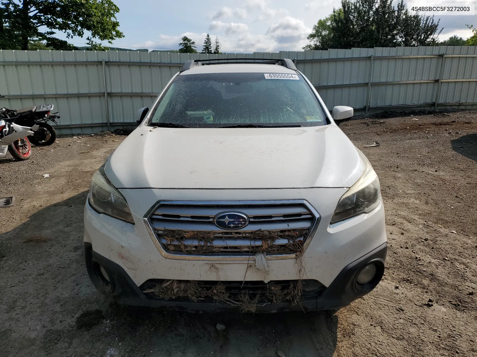 2015 Subaru Outback 2.5I Premium VIN: 4S4BSBCC5F3272003 Lot: 63555554