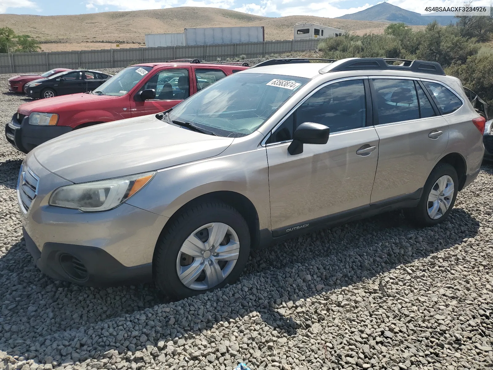 2015 Subaru Outback 2.5I VIN: 4S4BSAACXF3234926 Lot: 63563874