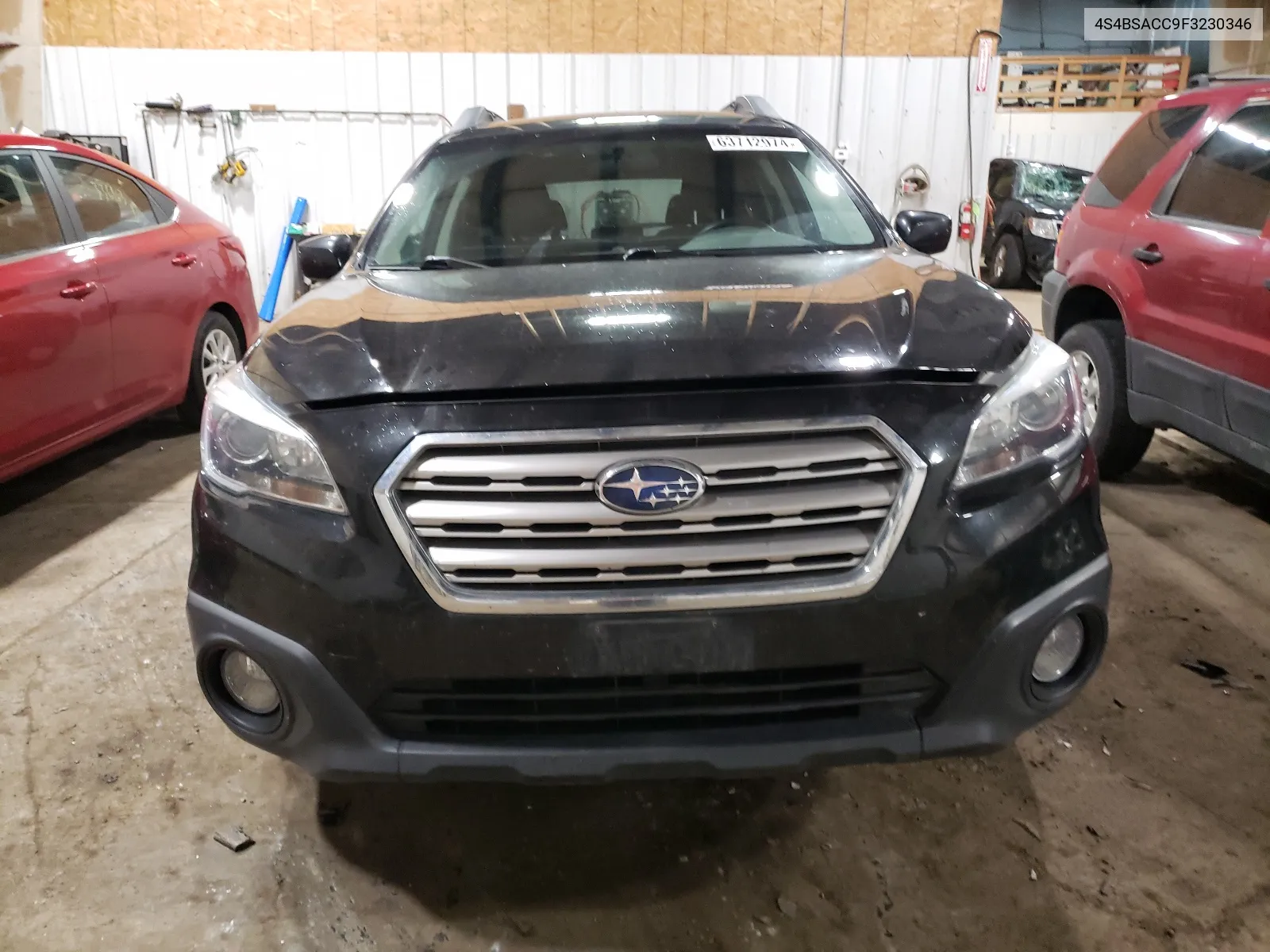 2015 Subaru Outback 2.5I Premium VIN: 4S4BSACC9F3230346 Lot: 63712974