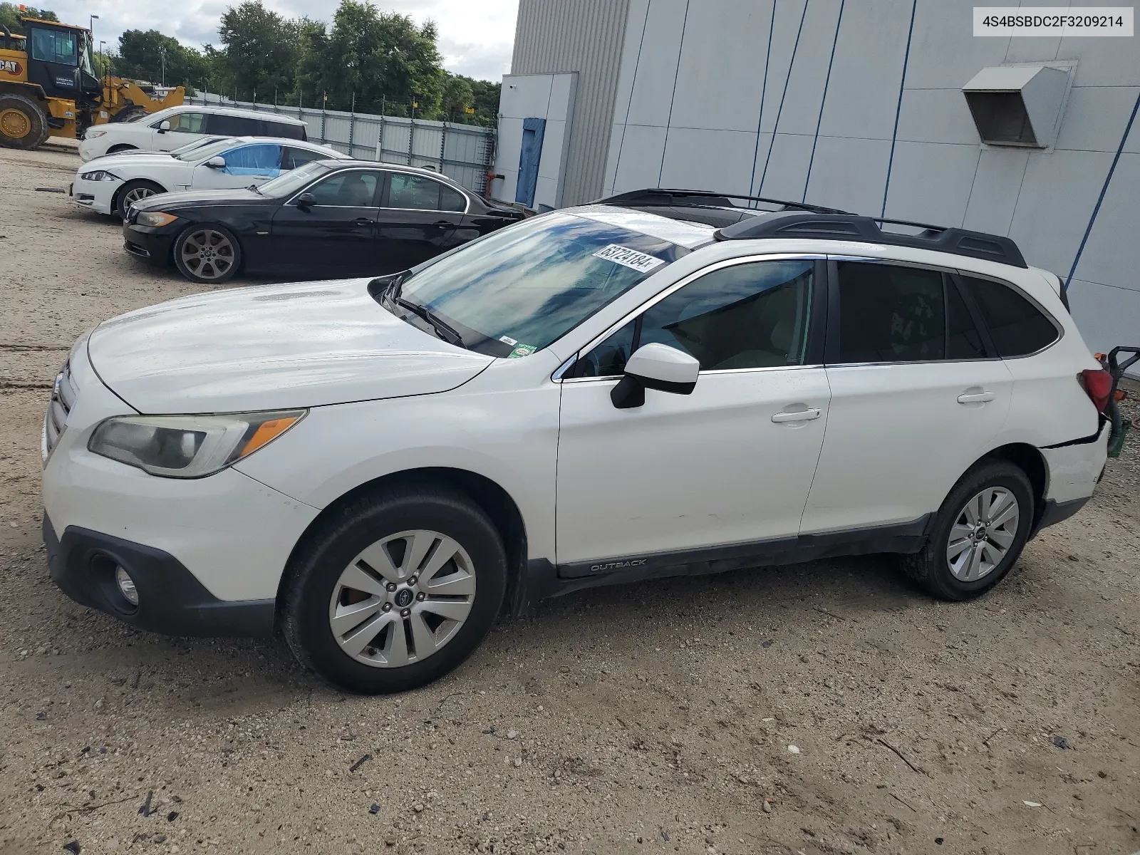 2015 Subaru Outback 2.5I Premium VIN: 4S4BSBDC2F3209214 Lot: 63724184