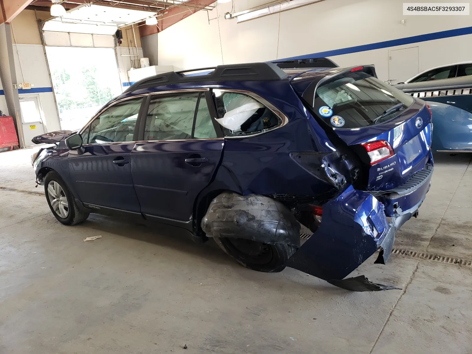 2015 Subaru Outback 2.5I VIN: 4S4BSBAC5F3293307 Lot: 64089674